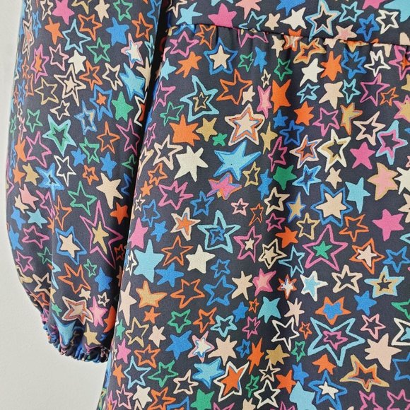 J. Crew Jacuzzi Starburst One Shoulder Dress Sz 8 - Picture 5 of 12